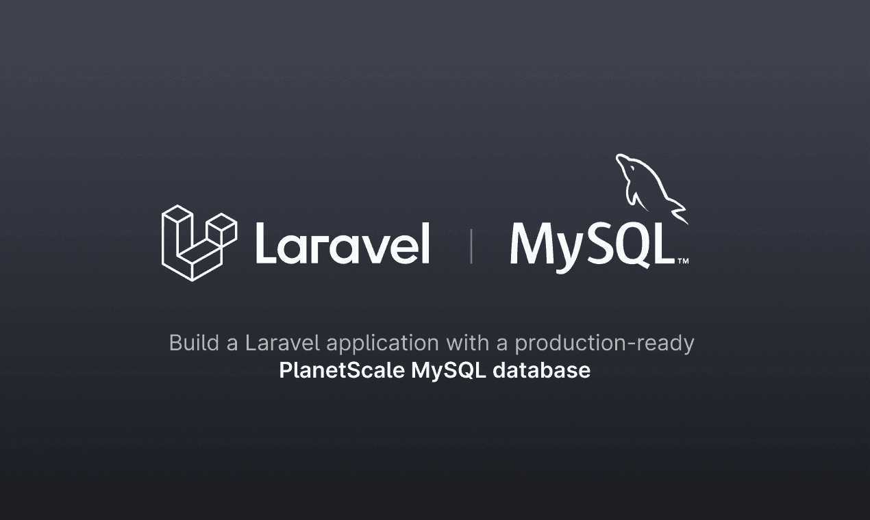 Build a Laravel application with a MySQL database