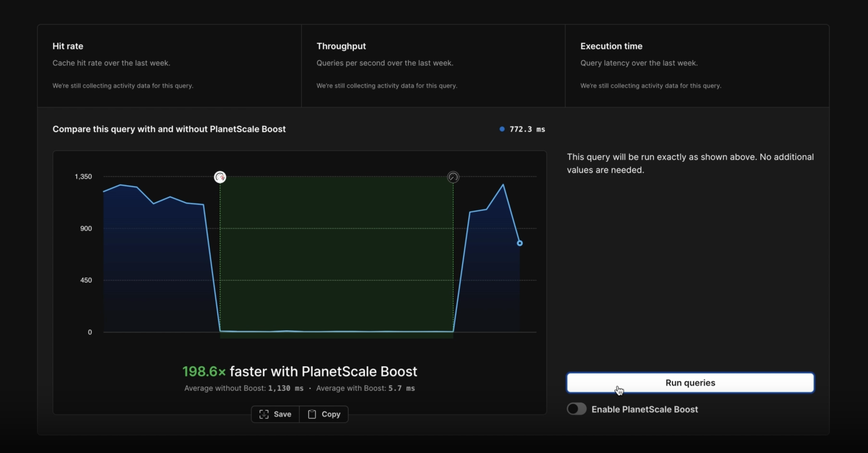 PlanetScale UI - Boost